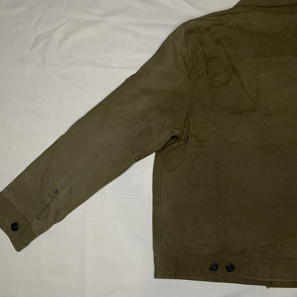 American Eagle Outfitters Utility Jacket Blanket Lined Military Size XL Brown - Picture 8 of 12